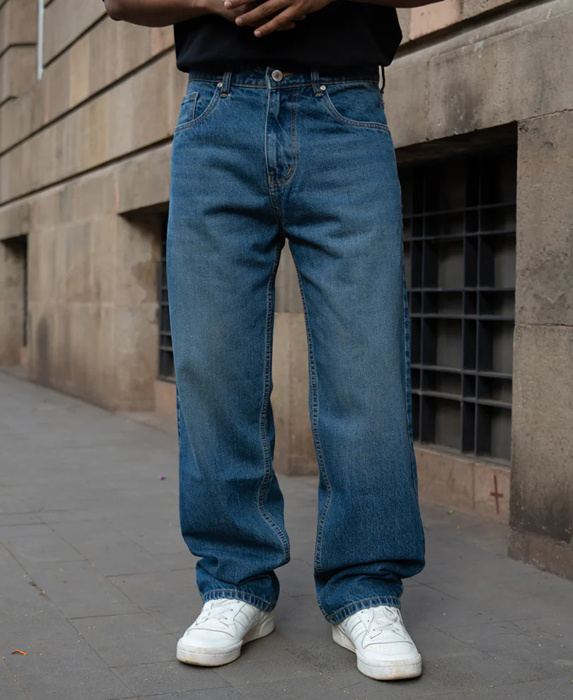 Barrel Fit Denim Jeans - Image 2