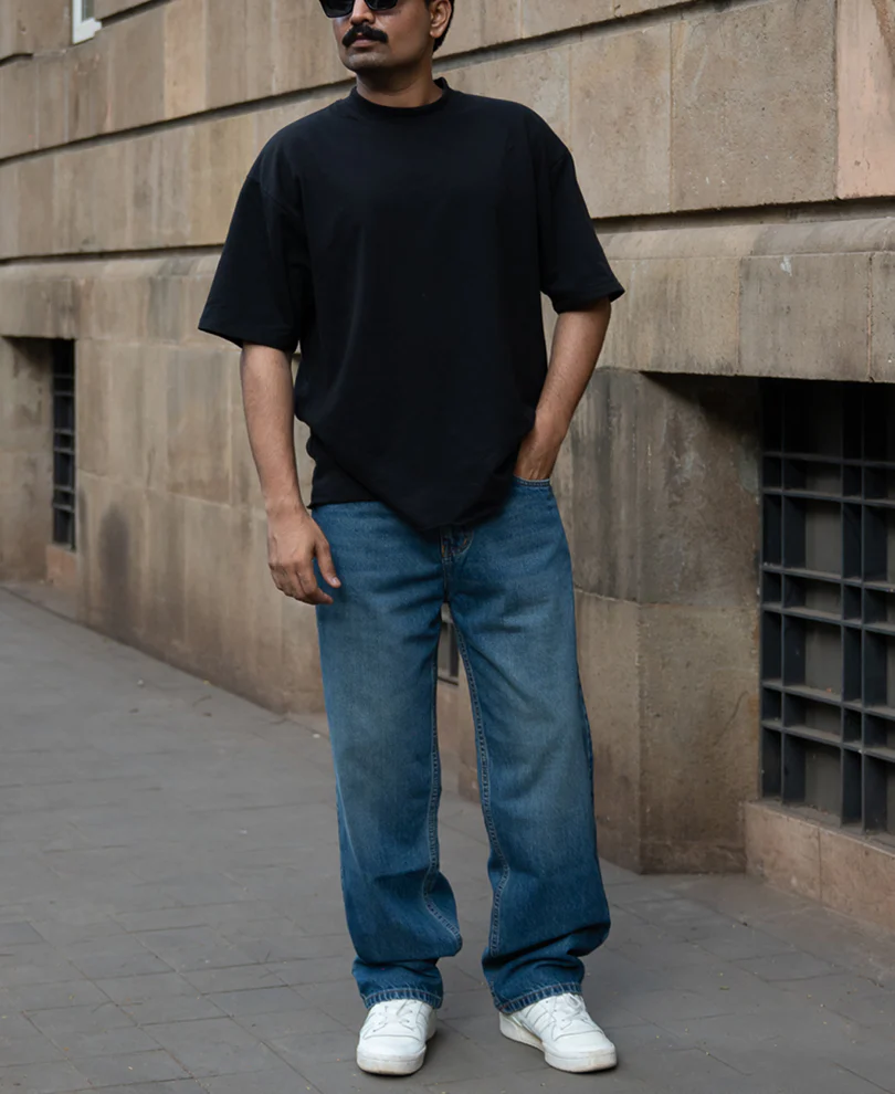 Barrel Fit Denim Jeans - Image 7