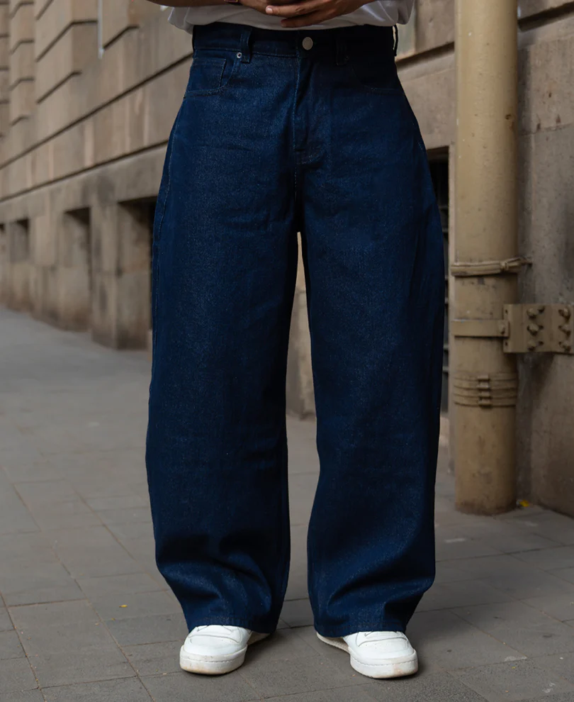 Basic Raw Wash Barrel Fit Denim - Image 2