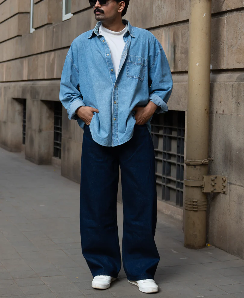 Basic Raw Wash Barrel Fit Denim - Image 6