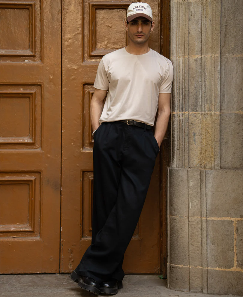 Beige Regular Fit Lightweight T-Shirt - Image 6