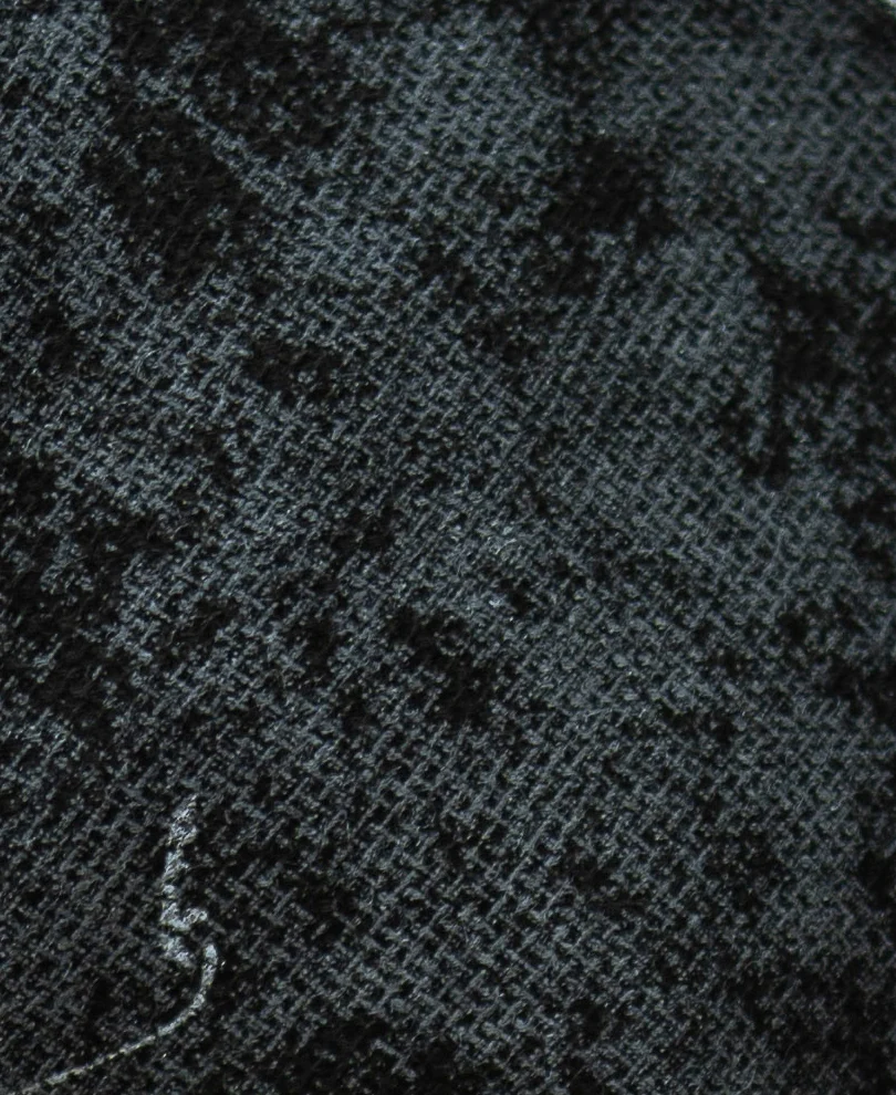 Black Abstract Print T-Shirt - Image 3