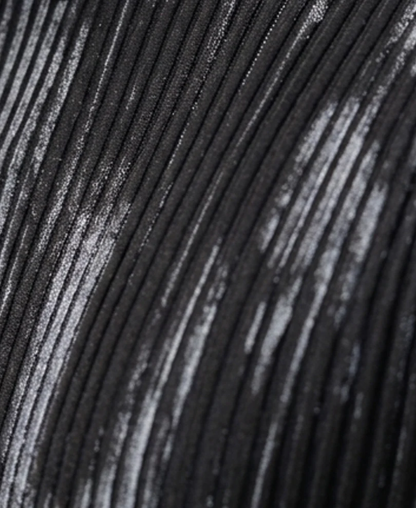 Black Abstract Print Vest - Image 4