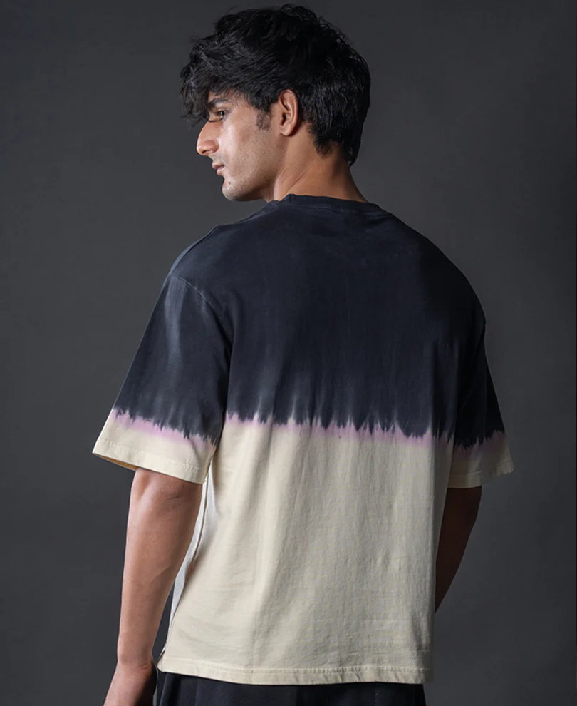 Black Bleached Graphic T-Shirt 100% Cotton - Image 4