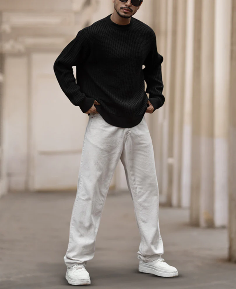 Black Full Sleeves T-Shirt - Image 4