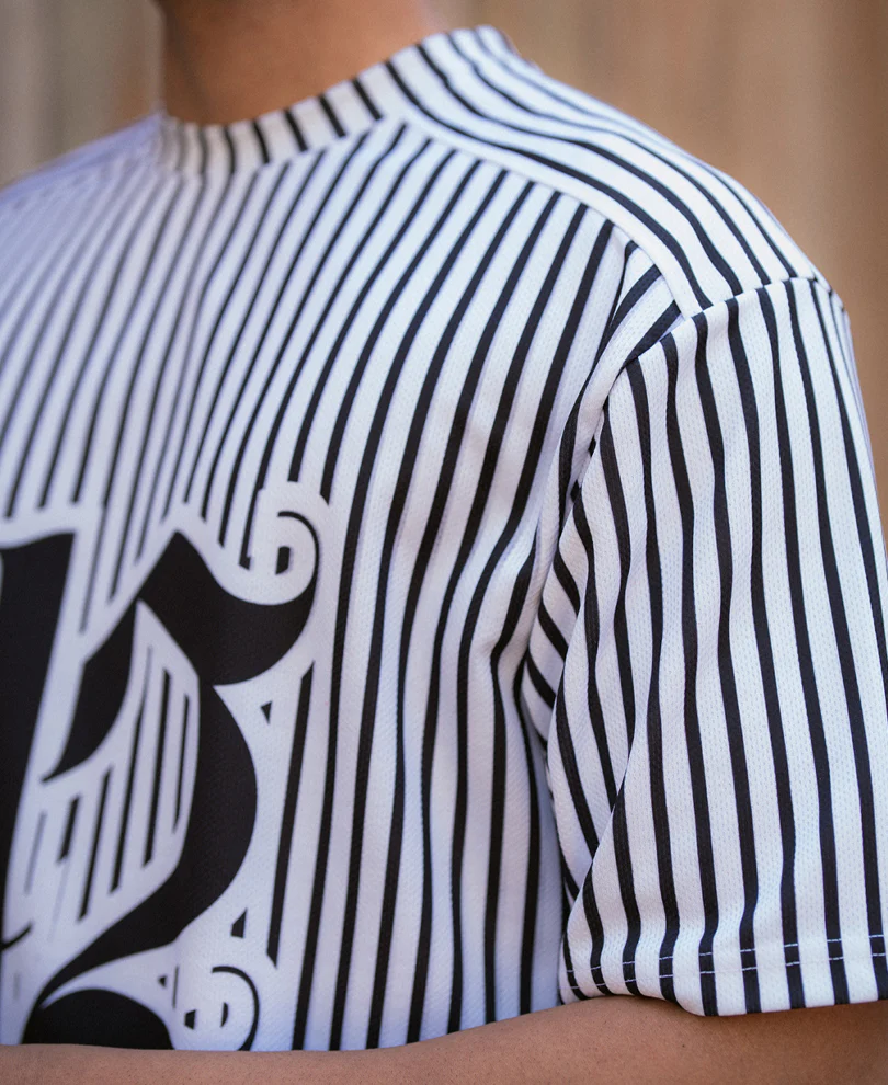 Black & White Stripe T-Shirt - Image 4