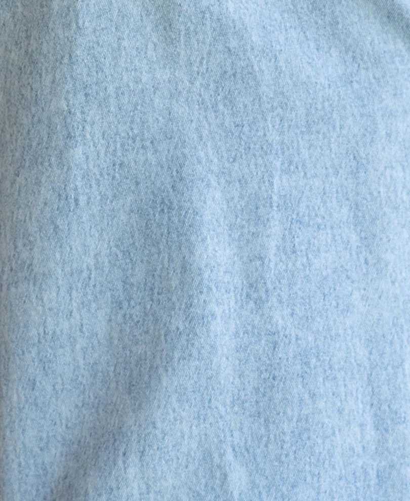Blue Double Pocket Denim Shirt - Image 7