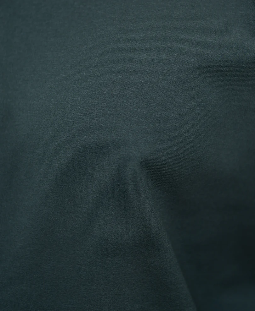 Bottle Green Stretch Shirt - Image 3