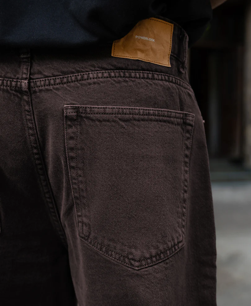Charcoal Washed Baggy Jeans - Image 6