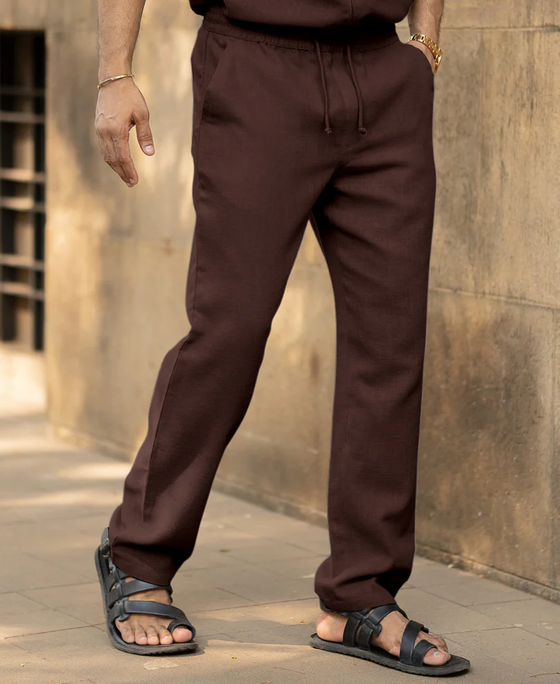 Dark Brown Lightweight Co-Ord Set - Image 3