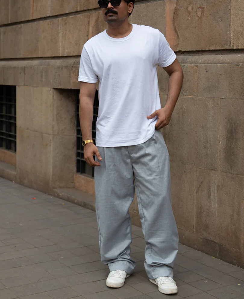 Grey Pleated Gurkha Pants - Image 6