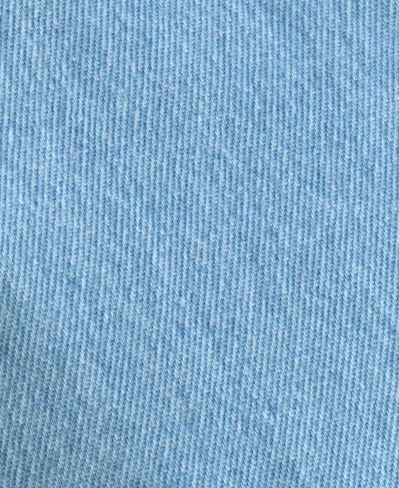 Light Blue Cuban Denim Shirt - Image 3