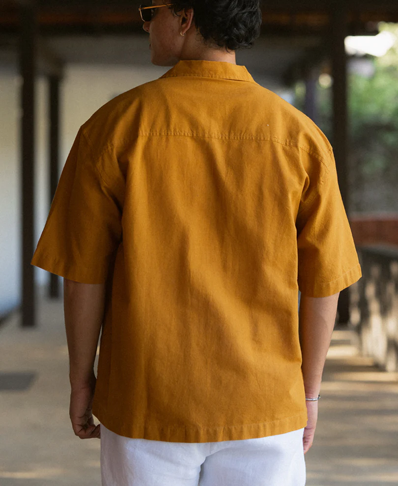 Light Brown Embroidered Shirt - Image 5