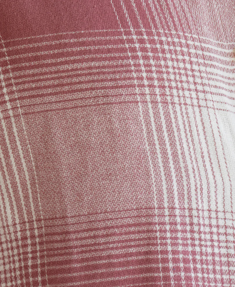Mauve Cotton Checks Shirt - Image 4