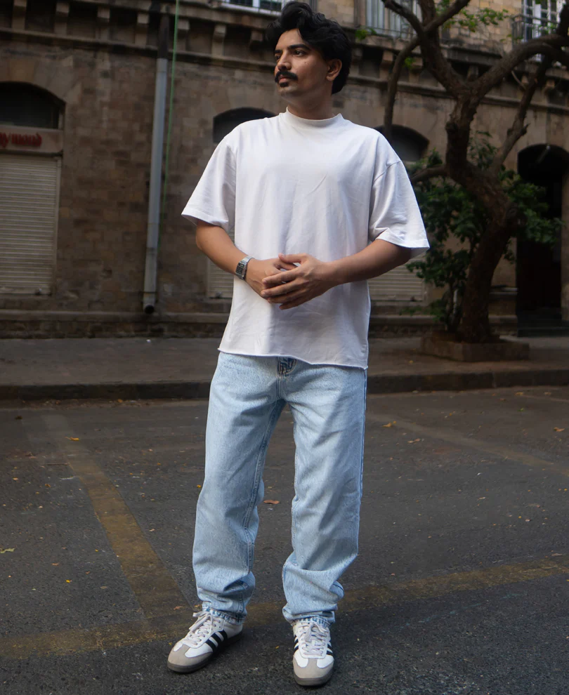Mid Blue Baggy Fit Jeans - Image 6
