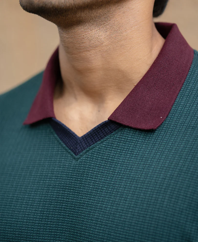 Multicolour Paneled T-Shirt - Image 4