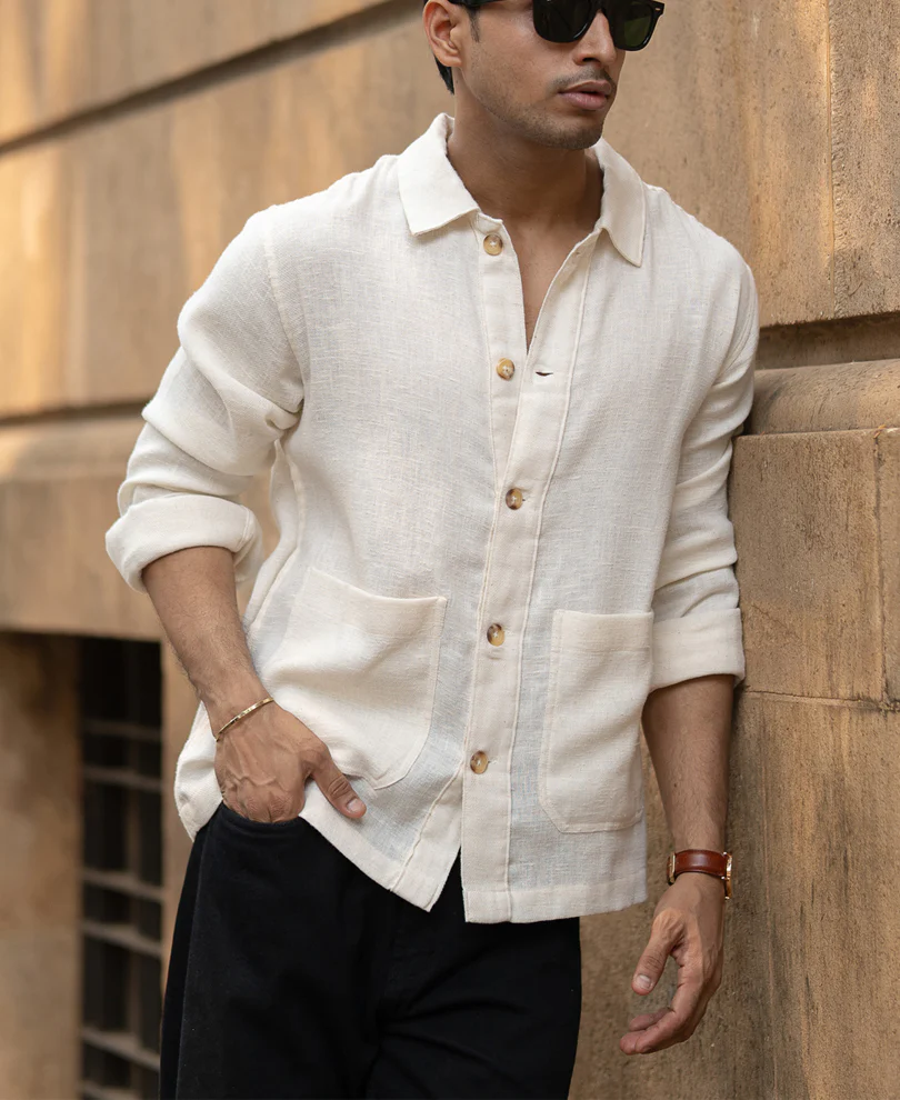 Off-White Lighhtweight Overshirt - Image 3