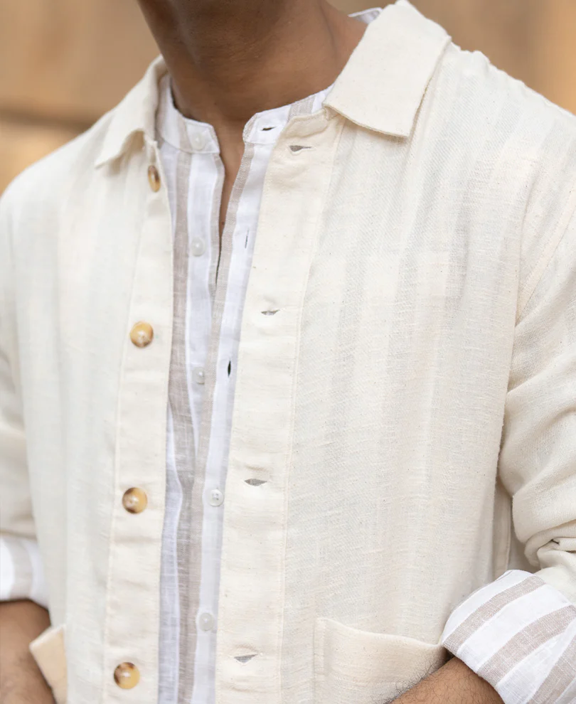 Off-White Lighhtweight Overshirt - Image 4