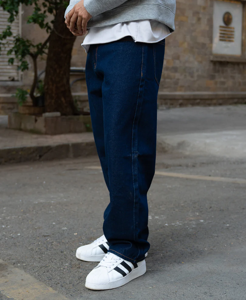 Raw Indigo Baggy Jeans - Image 3