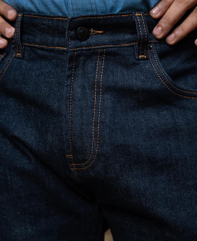 Raw Indigo Bootcut Jeans - Image 6