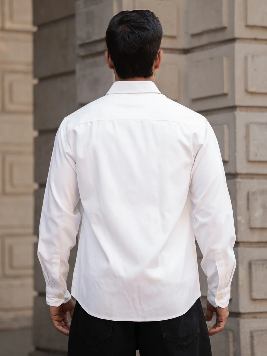 Regular Fit Full Sleeve Collar Shirt - Image 5