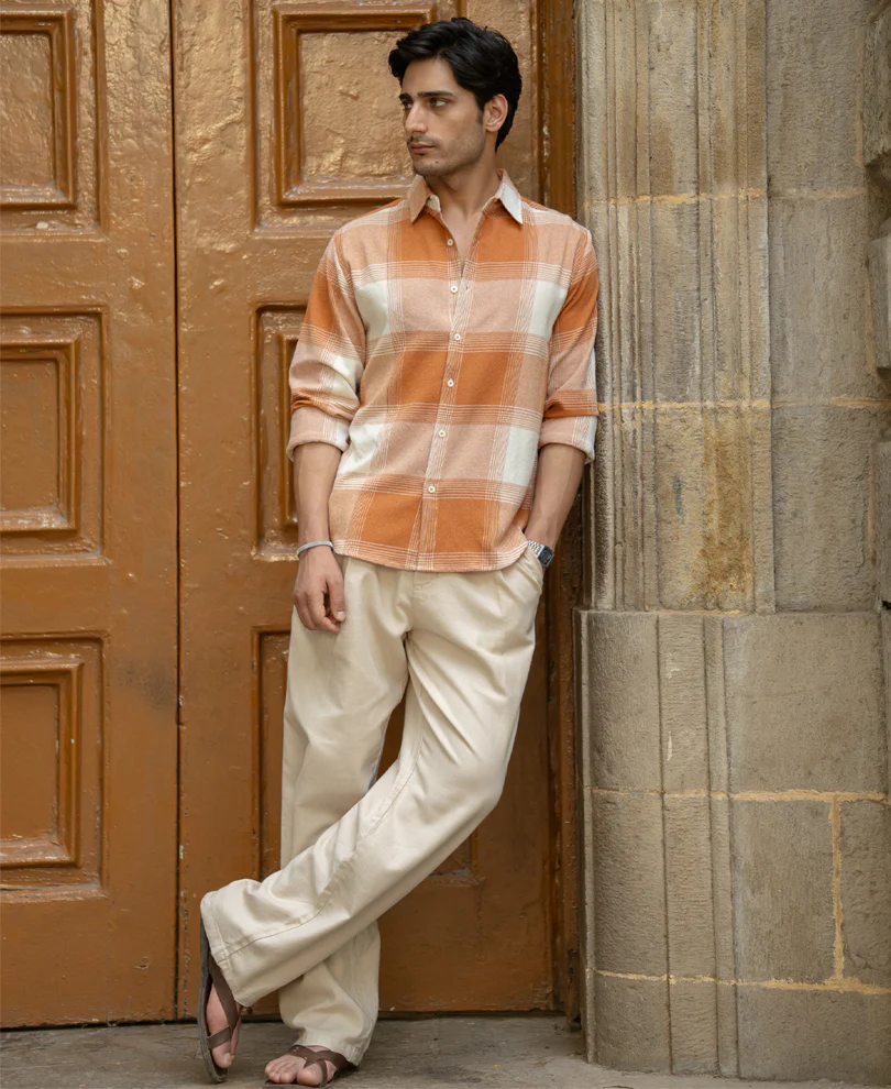 Rust Checks Shirt - Image 6