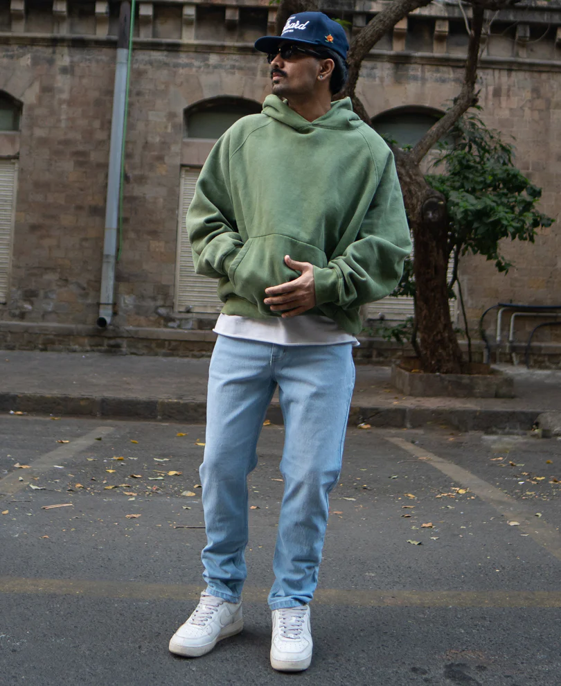 Sky Blue Denim Regular Fit Jeans - Image 6