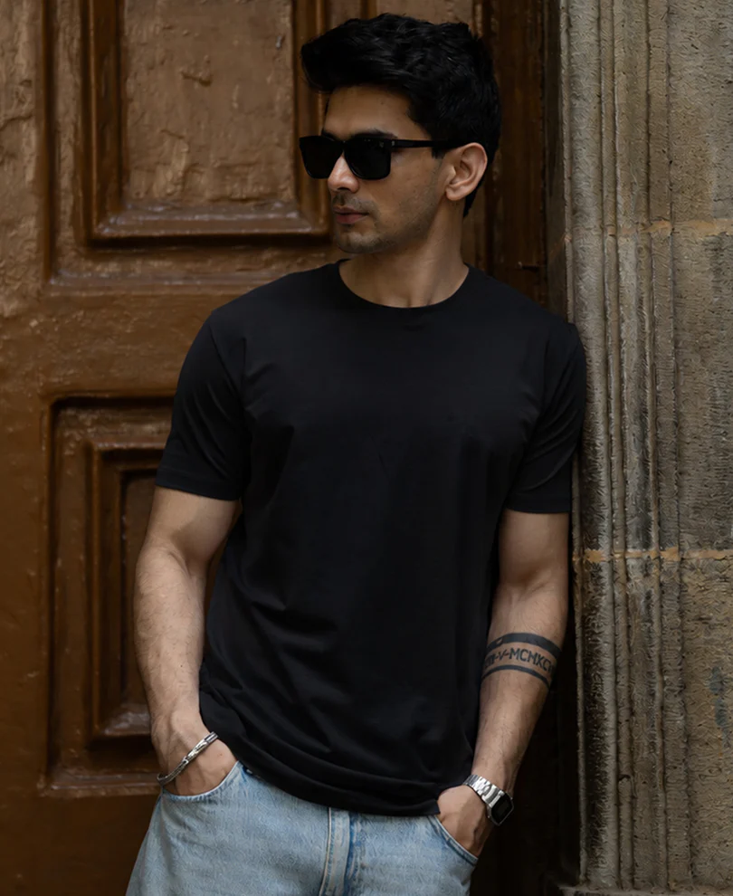 White & Black Basic T-Shirt (Pack of 2) - Image 3