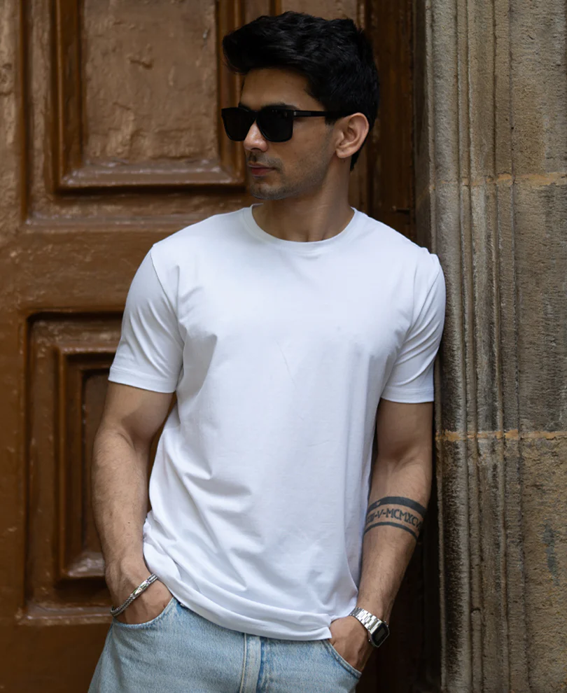 White & Black Basic T-Shirt (Pack of 2) - Image 6